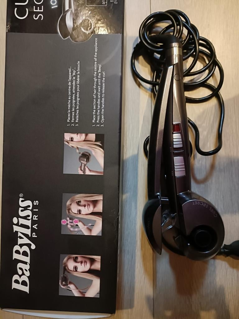 BaByliss curl secret, Ophalen of Verzenden, Zo goed als nieuw, Krultang of Stijltang