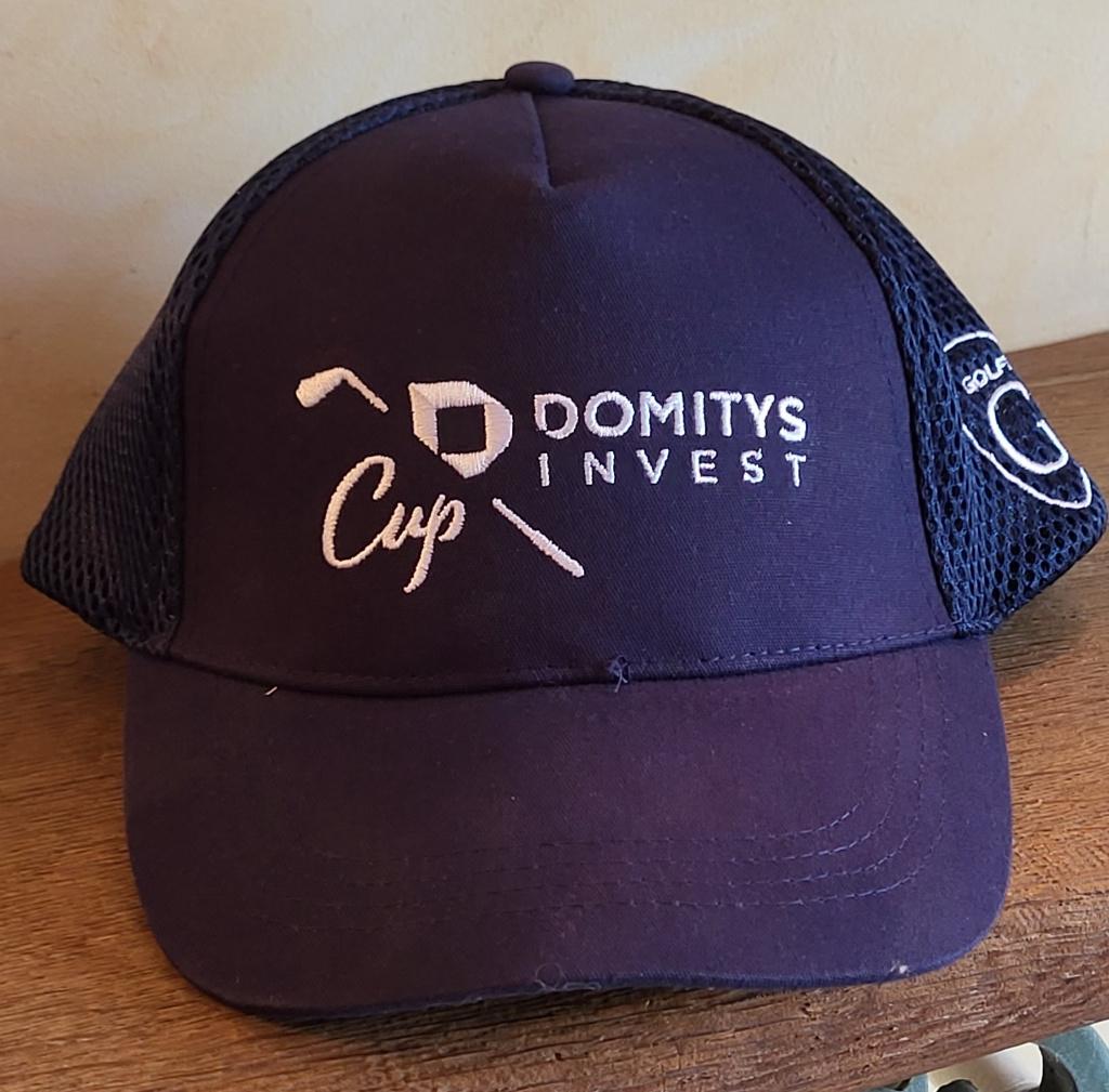 Casquette de golf bleue GOLFY Domitys Cup **** NEUVE ****, Sports & Fitness, Golf, Enlèvement ou Envoi, Neuf, Vêtements, Autres marques