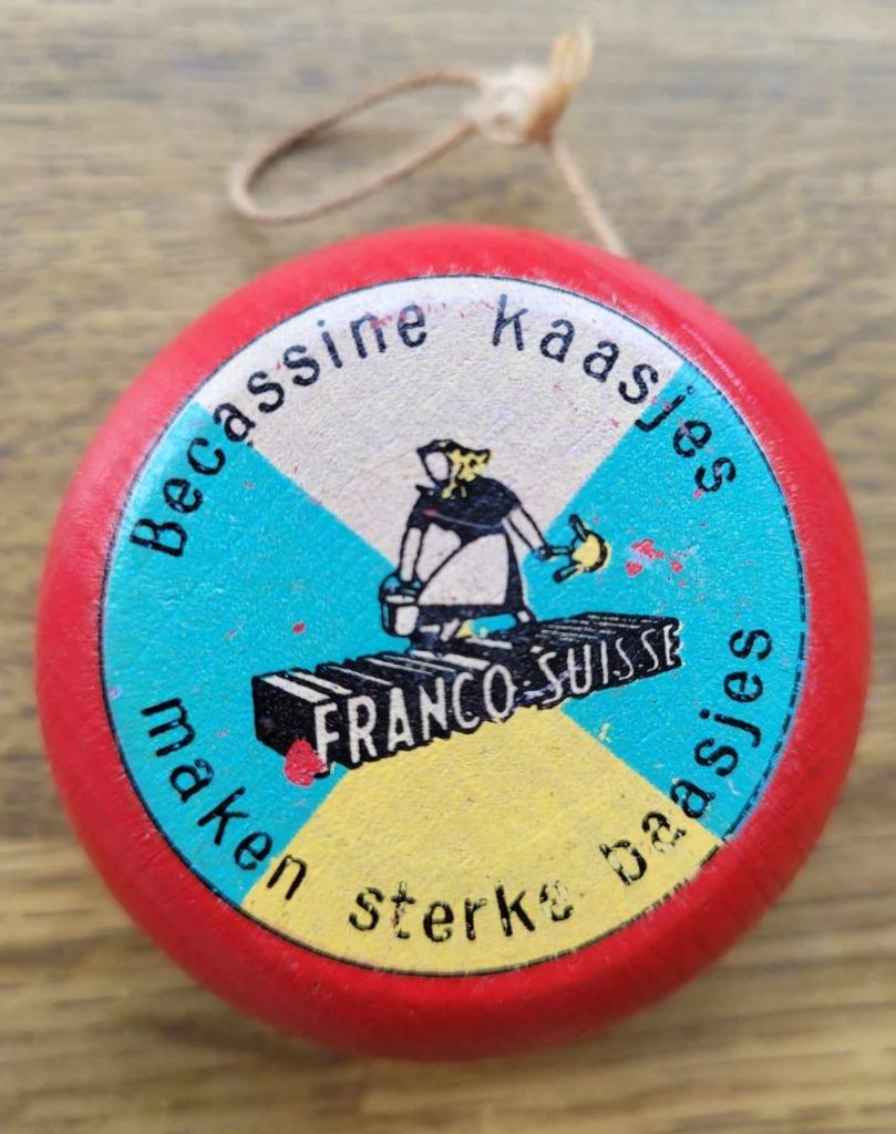 Frans-Zwitserse promotionele YOYO-kruik „BECASSINE kazen”, Verzamelen, Beelden en Beeldjes, Ophalen of Verzenden, Zo goed als nieuw