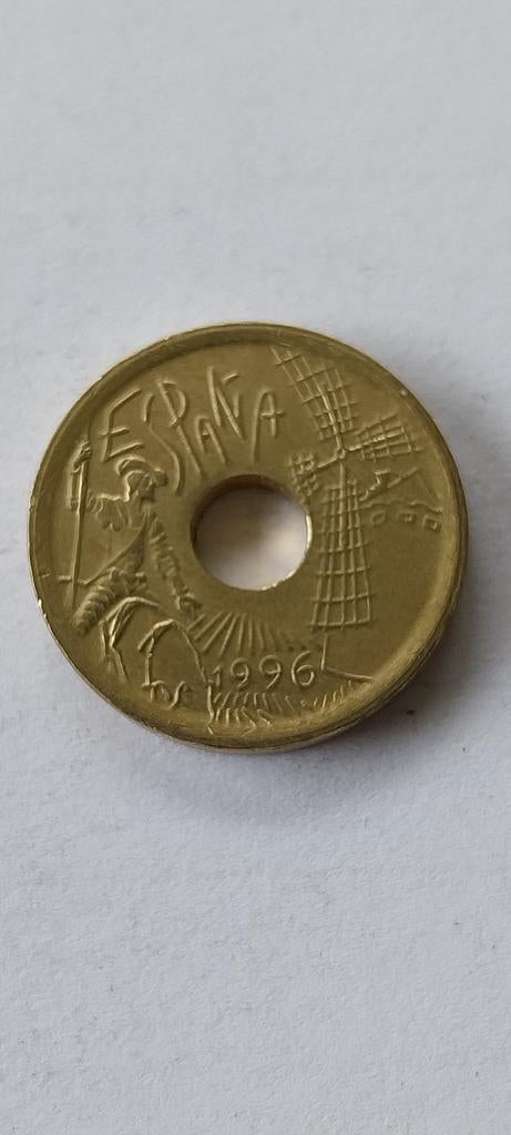 Espagne 25 pesetas 1996, Envoi, Autres pays, Monnaie en vrac