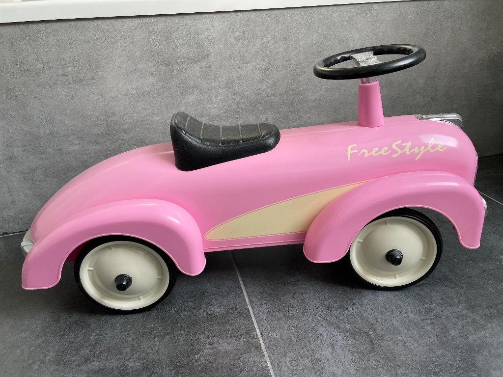 Retro roller Speedster Cadillac Roze - loopauto, Kinderen en Baby's, Speelgoed | Buiten | Voertuigen en Loopfietsen, Ophalen