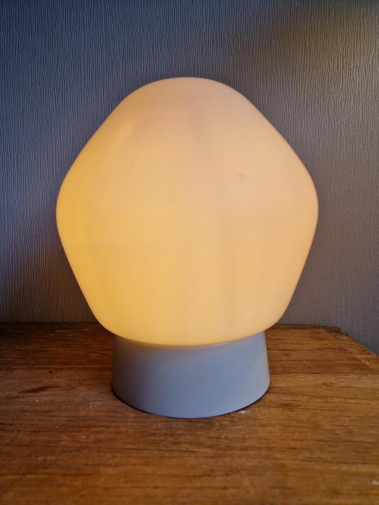 Vintage niko Plafonnière melkglas voor Philips, Antiek en Kunst, Ophalen of Verzenden