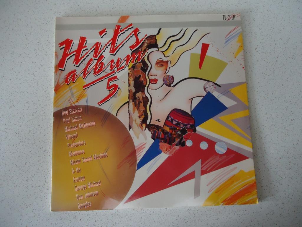Dubbel LP "Hits Album 5" anno 1986., Cd's en Dvd's, Ophalen of Verzenden, Zo goed als nieuw, 12 inch, Pop