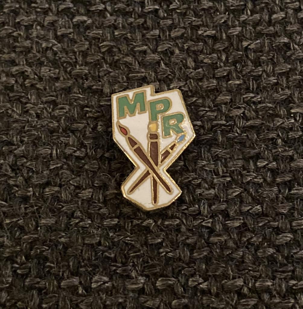 PIN - MPR - PENSEEL - SCHILDEREN - BROSSE - PEINTURER, Envoi, Utilisé, Autres sujets/thèmes, Insigne ou Pin's