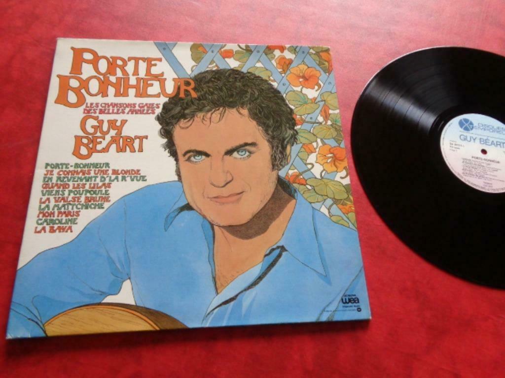 Vinyle. "Guy Béart". Porte Bonheur. Vintage 1982, CD & DVD, Vinyles | Pop, Enlèvement ou Envoi