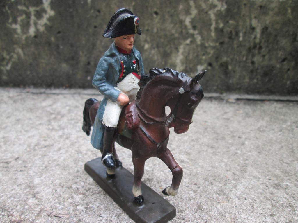 LINEOL Napoleon op paard Waterloo, MINT staat zeldzaam stuk., Verzamelen, Ophalen of Verzenden