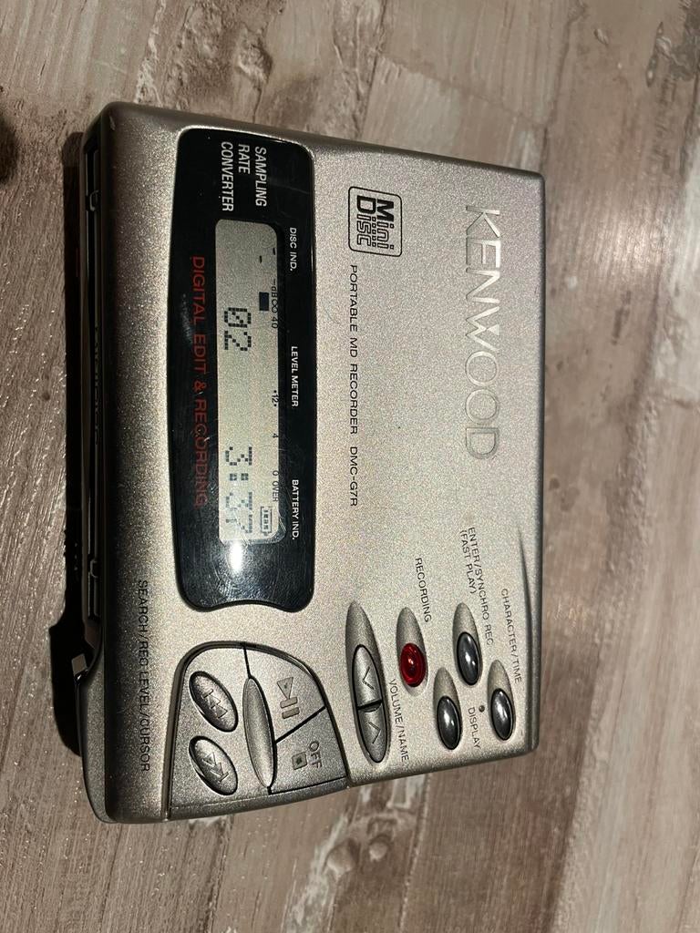 Kenwood MiniDisc DMC G7R, Audio, Tv en Foto, Walkmans, Discmans en Minidiscspelers, Ophalen of Verzenden, Minidisc-speler