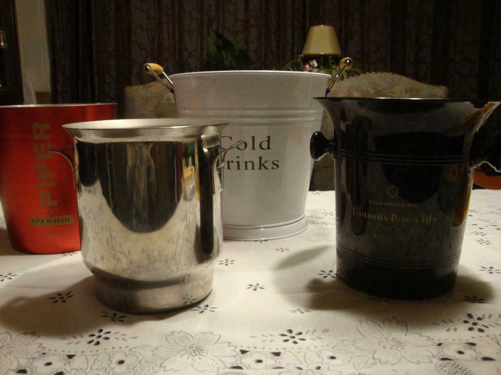 Champagnekoelers/ ijsemmers in goede staat, Huis en Inrichting, Ophalen of Verzenden, Zo goed als nieuw