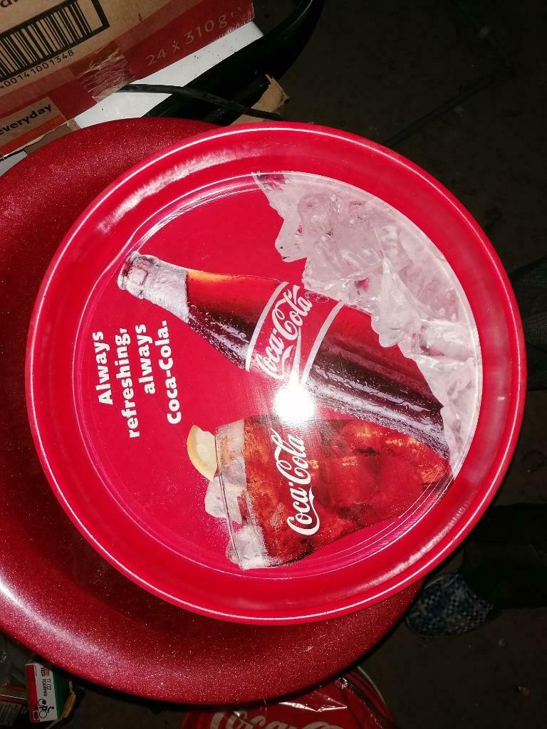 Coca Cola plateaus, Collections, Envoi, Utilisé