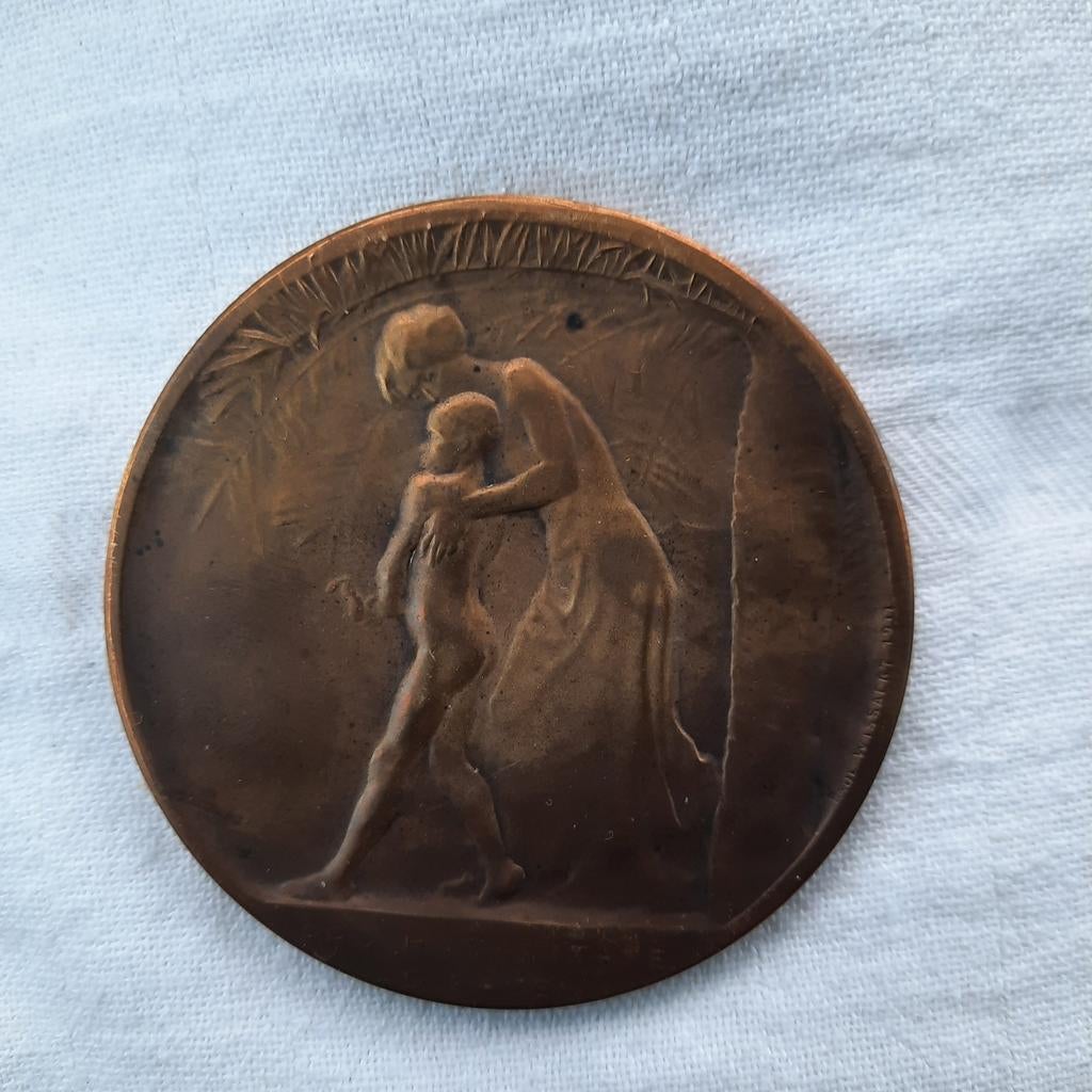 Médaille (souvenir de l'inauguration du cercle Africain), Enlèvement ou Envoi, Bronze