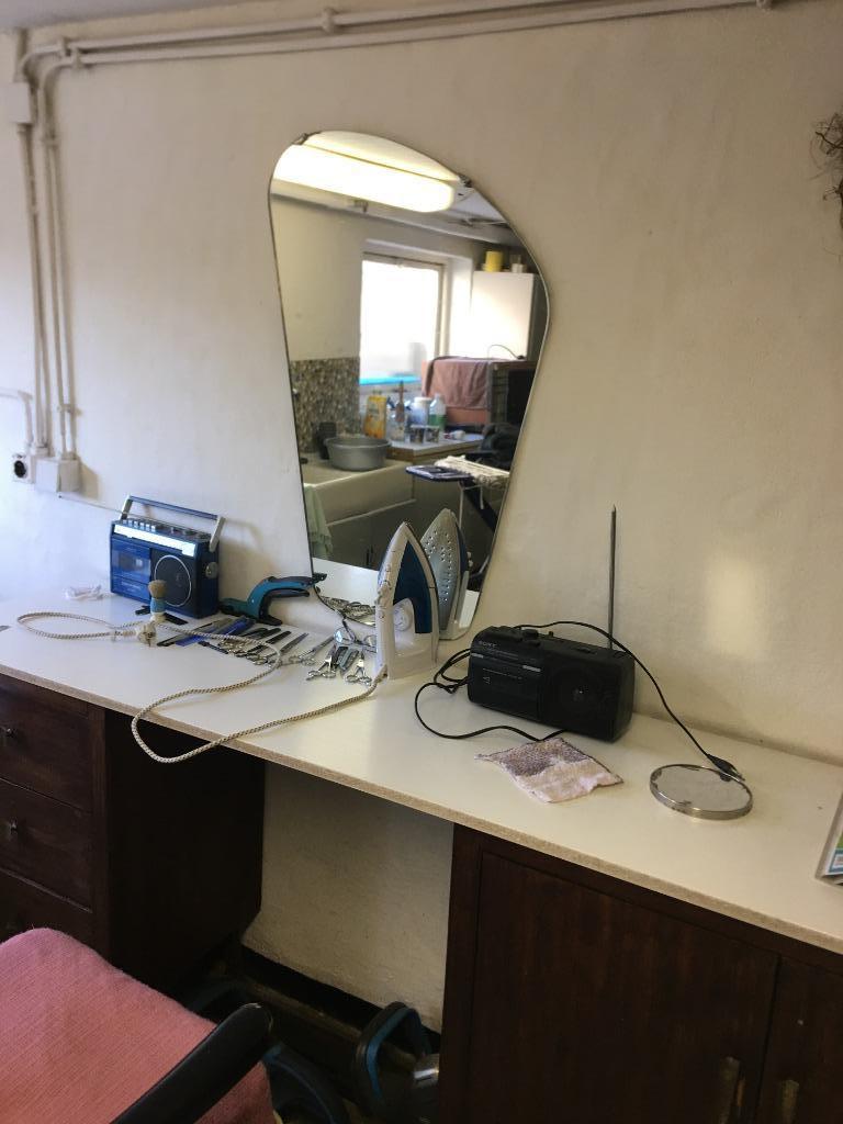 meubilair kappersalon vintage, Ophalen, Gebruikt, Meubilair