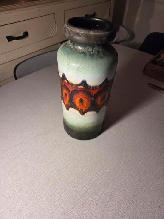 Vase à lave grasse en céramique Scheurich., Enlèvement ou Envoi