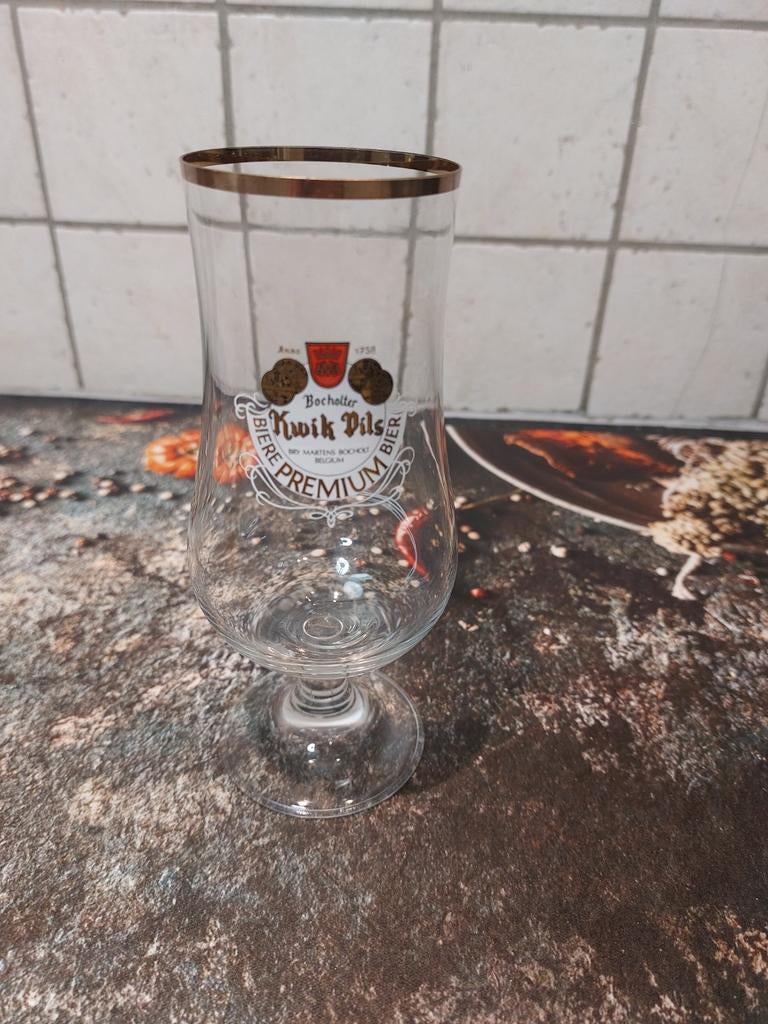 Kwik pils premium Martens Pils, Verzamelen, Glas en Drinkglazen, Ophalen of Verzenden, Zo goed als nieuw, Bierglas