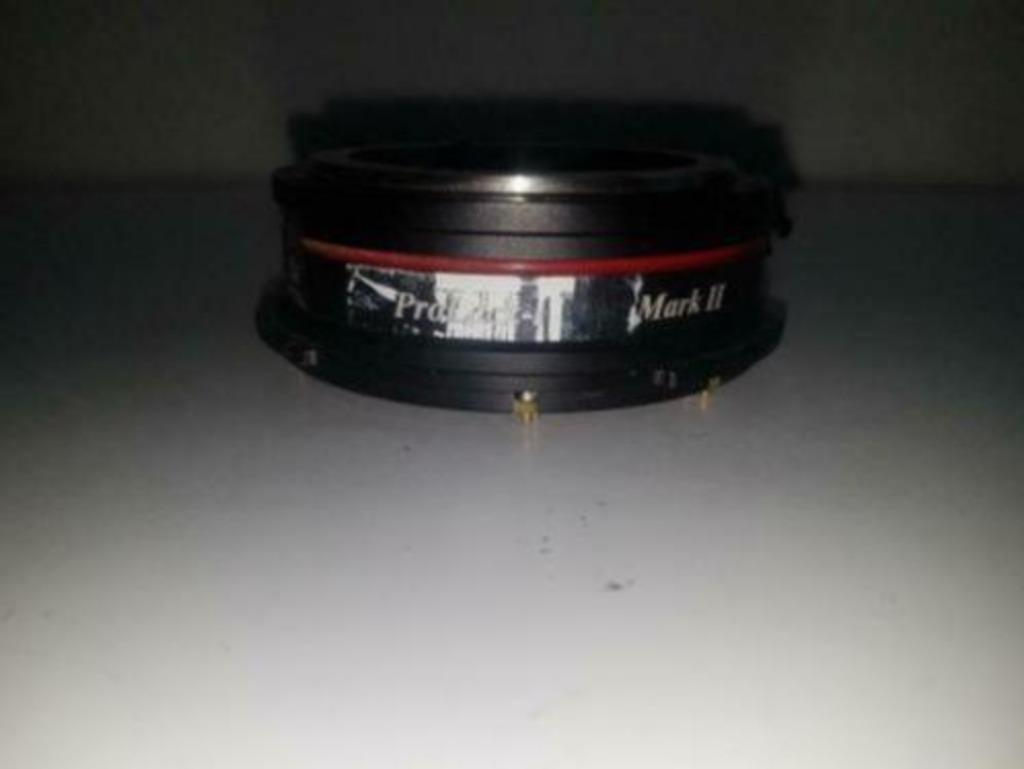 OptiTek ProLock-i Mark II C-EF lens adapter for Canon, Audio, Tv en Foto, Ophalen of Verzenden, Gebruikt, Canon