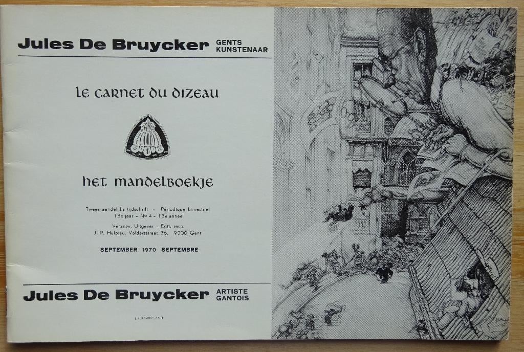 Jules De Bruycker, 1970, le carnet du dizeau, Boeken, Kunst en Cultuur | Beeldend, Gelezen, Schilder- en Tekenkunst, Ophalen of Verzenden