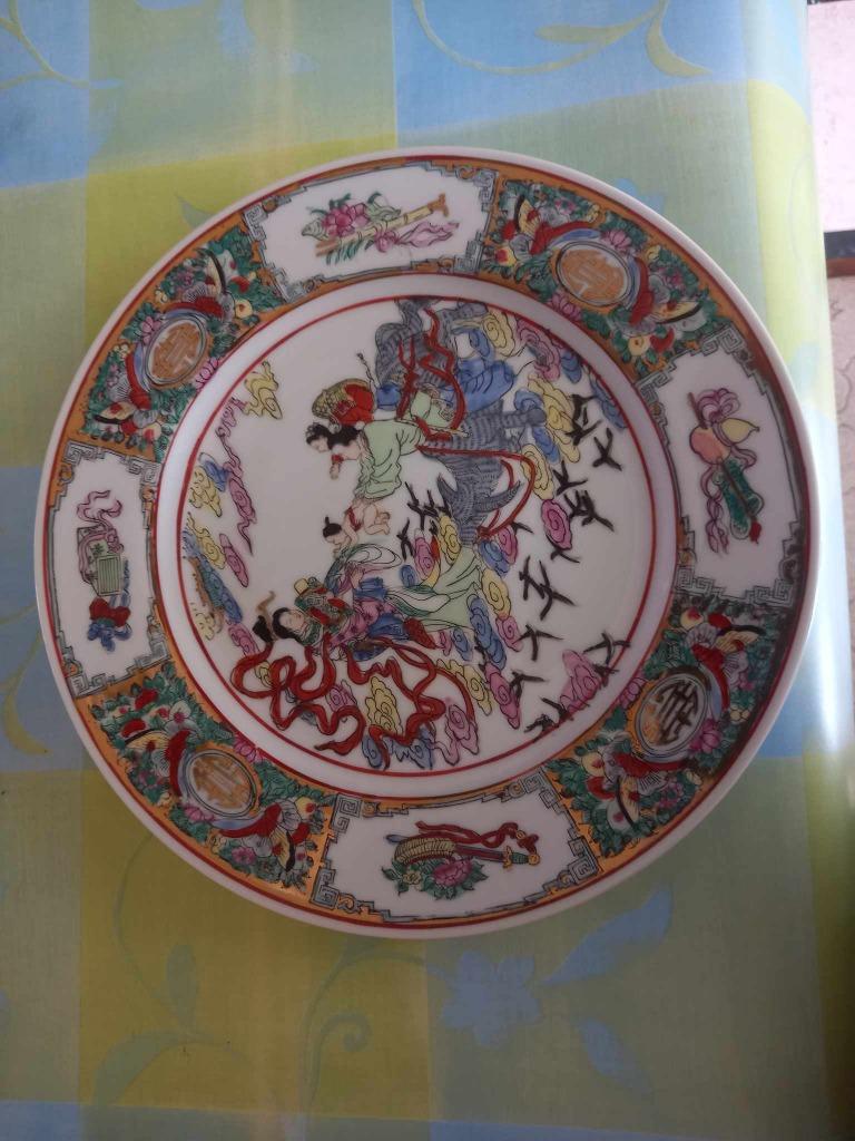 chineese borden 2 stuks, Antiek en Kunst, Antiek | Keramiek en Aardewerk, Ophalen