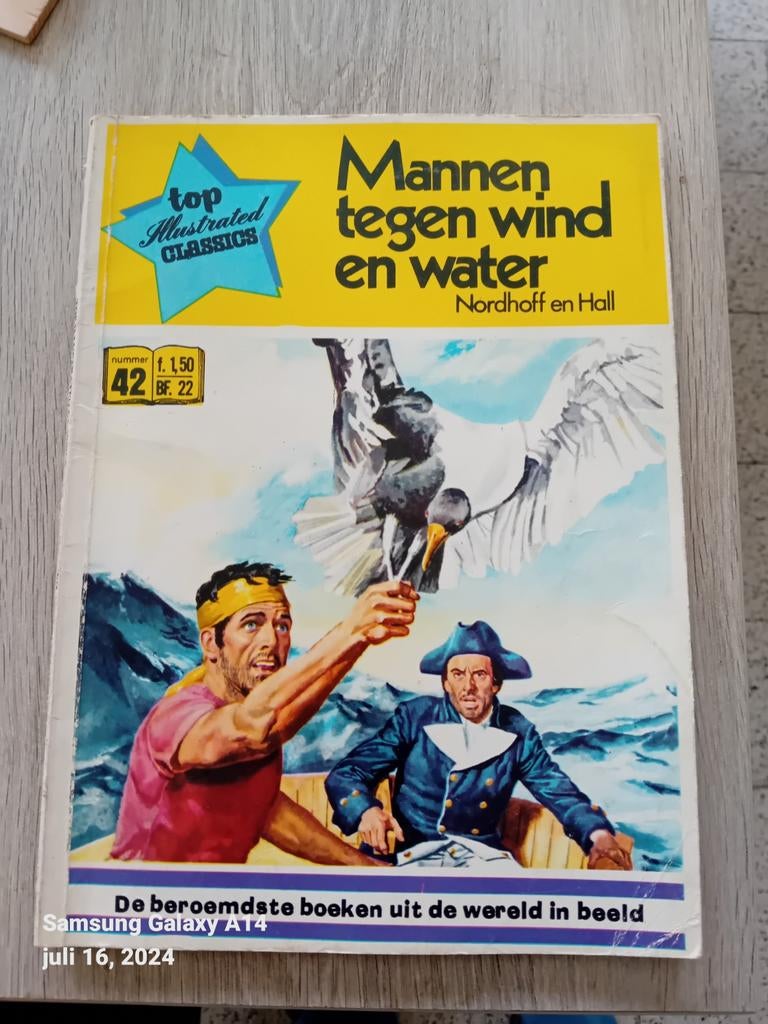 Mannen tegen wind en water stripverhaal klassiekers, Ophalen of Verzenden, Gelezen