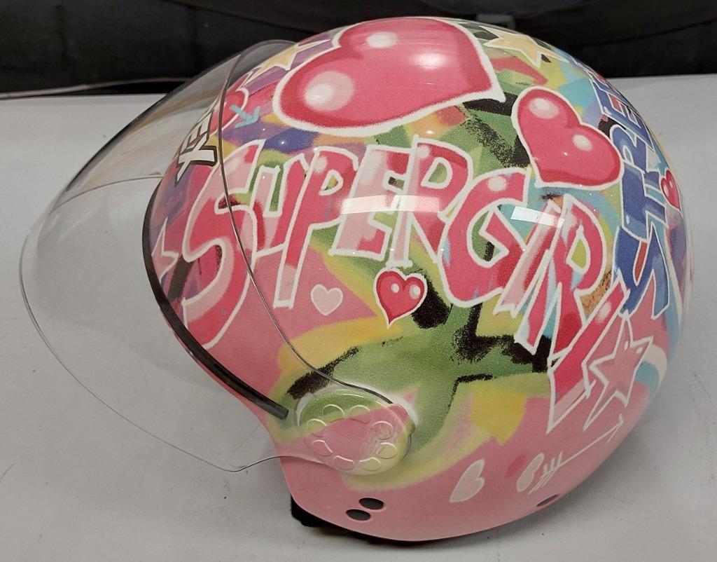Casque moto-quad enfant taille S, Motos, Autres marques, Seconde main, Enlèvement ou Envoi, Autres types