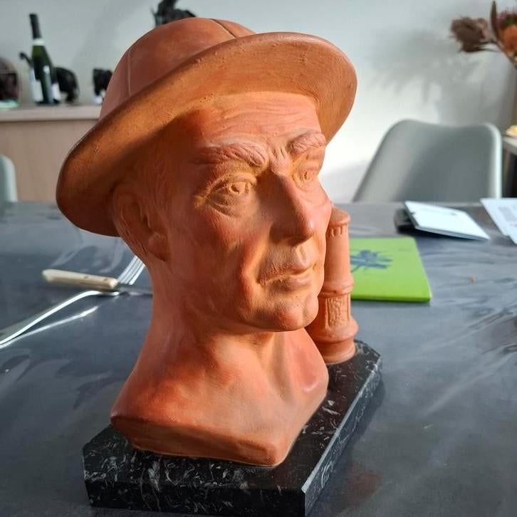 Mijnwerker met lampje, Antiek en Kunst, Ophalen
