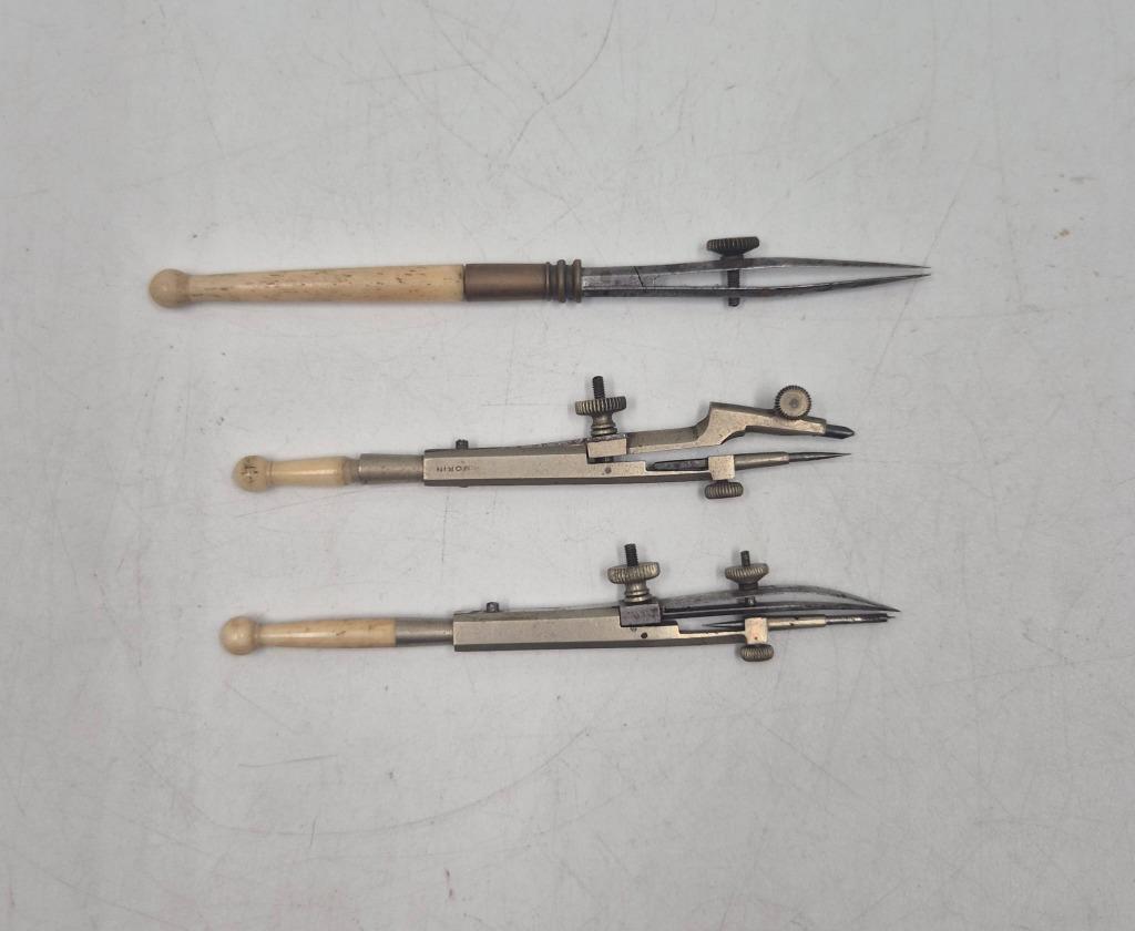 Lot de 3 Instruments de précision vintage, Antiquités & Art, Enlèvement