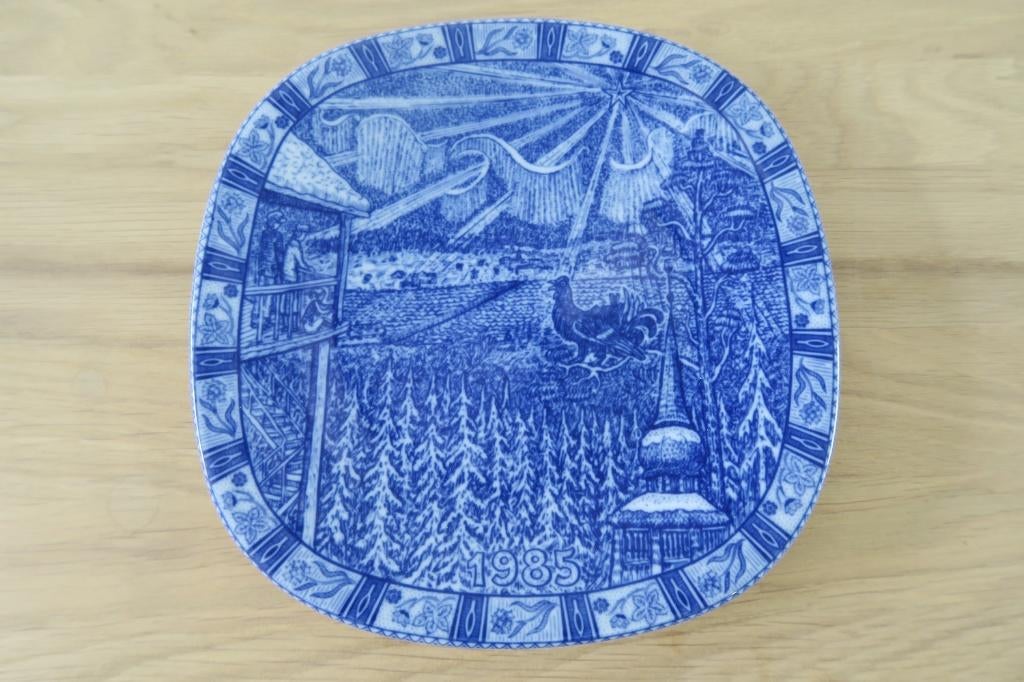 Rörstrand Christmas plate 1985 - Assiette de collection, Enlèvement ou Envoi