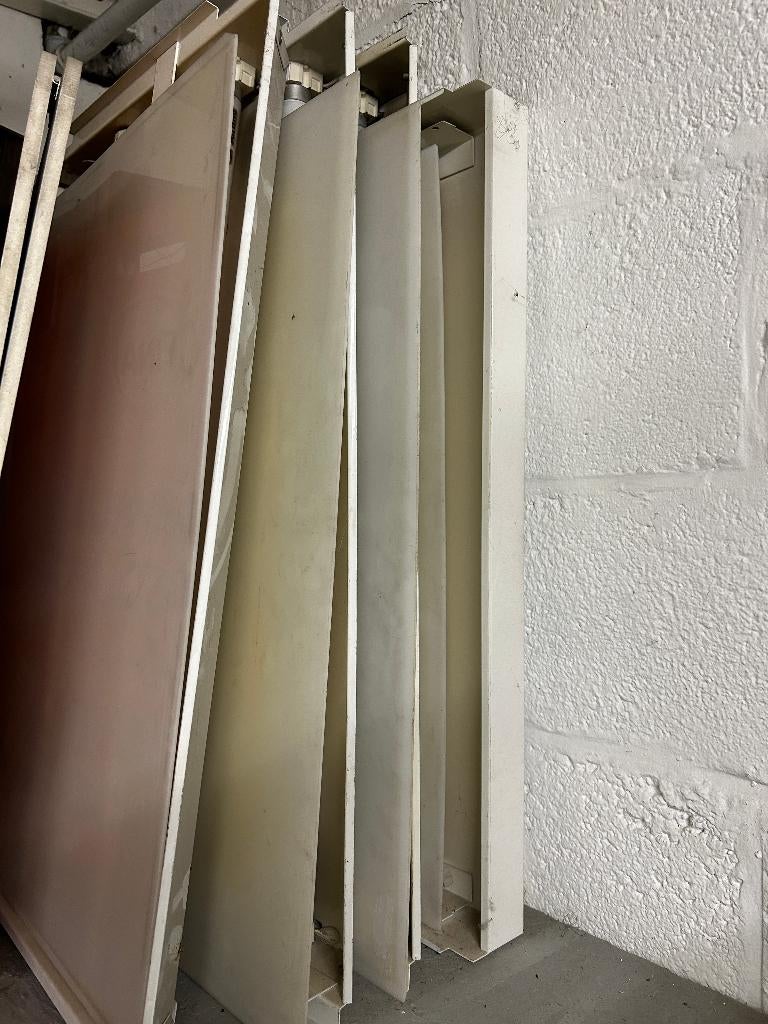 3 LICHTARMATUREN PLAFOND 60X60 TL VERLICHTING gratis!, Ophalen, Zo goed als nieuw