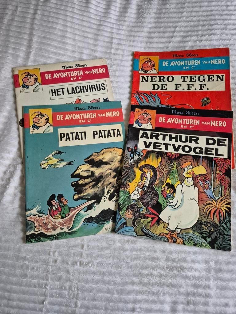 Marc Sleen, Nero, 4 strips, Ophalen, Gelezen