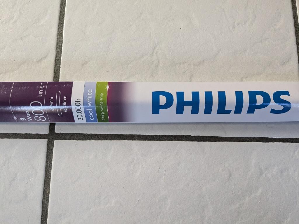 Philips LED T8 600mm 10W G13 WH ND 1CT/xx, Enlèvement ou Envoi, Neuf, Moins de 30 watts, Ampoule LED