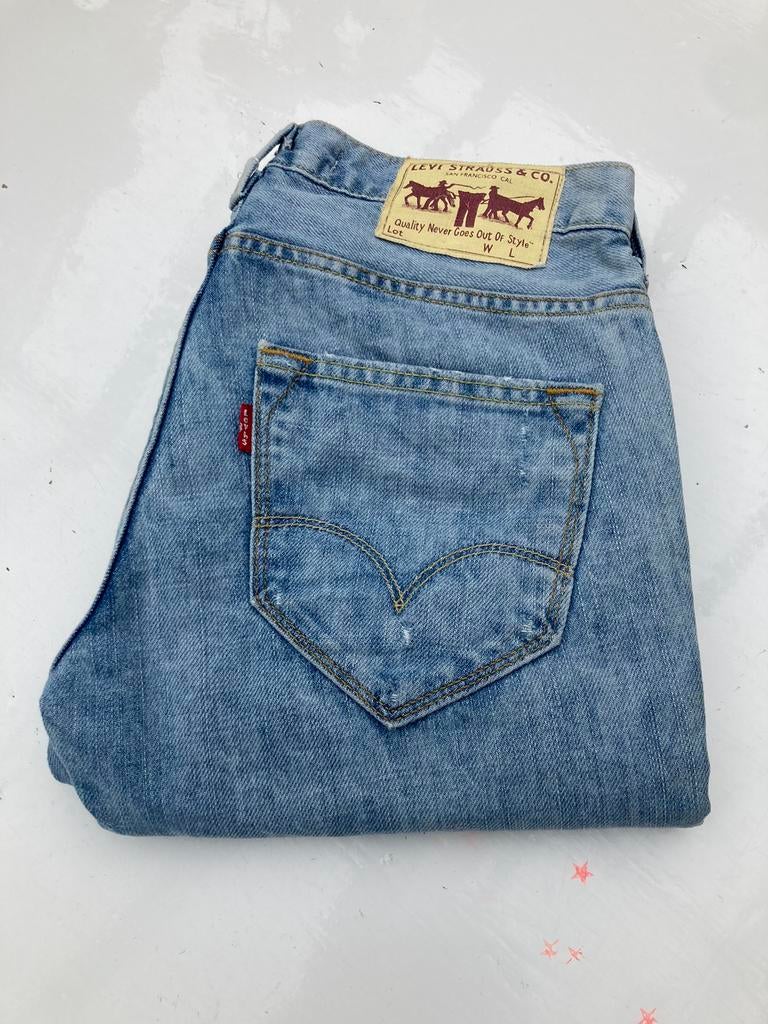 Levi’s 513 bleached and used W30L34, Overige jeansmaten, Zo goed als nieuw, Levi’s, Verzenden