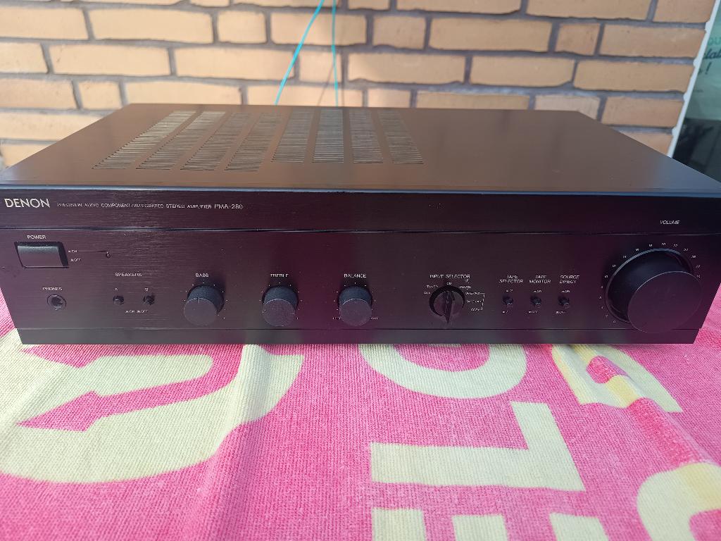 Versterker Denon PMA-280, als defect, Denon, Ophalen of Verzenden, Niet werkend, Minder dan 60 watt