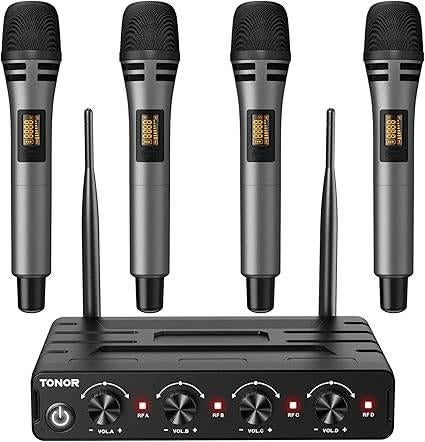 Draadloze karaoke microfoon | 4 stuks | GRATIS LEVERING, Audio, Tv en Foto, Karaoke-apparatuur, -, Verzenden, -, Nieuw