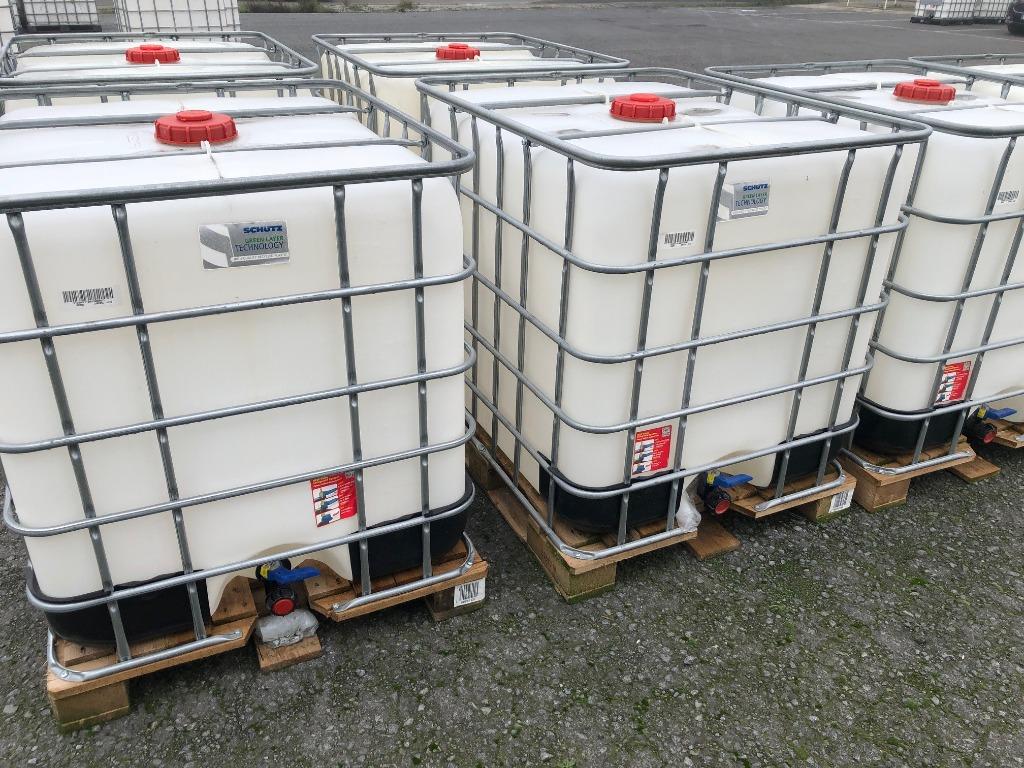 IBC 1.000 liter, watervat, IBC container, waterton, regenton, Enlèvement, Comme neuf