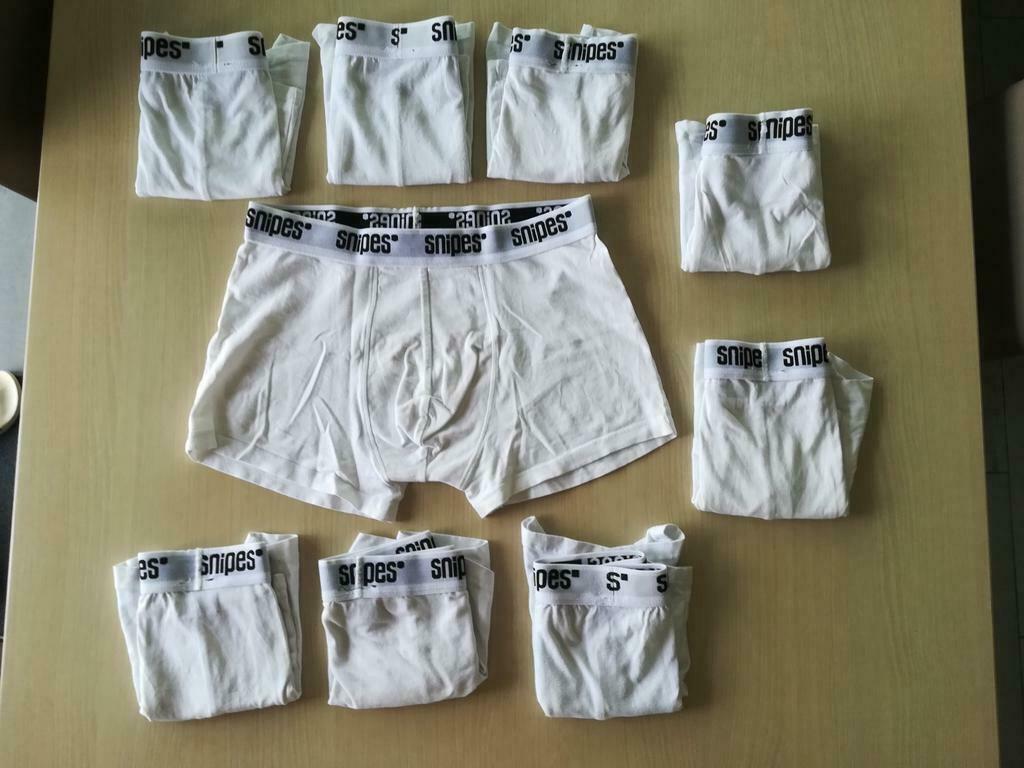 9 boxershorts Snipes - maat M - perfecte staat - 20 euro, Vêtements | Hommes, Sous-vêtements, Enlèvement ou Envoi, Blanc, Snipes