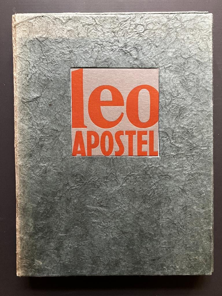 Bibliofiele uitgave Leo Apostel 100/175 BlauwDRUK, Boeken, Filosofie, Zo goed als nieuw, Ophalen