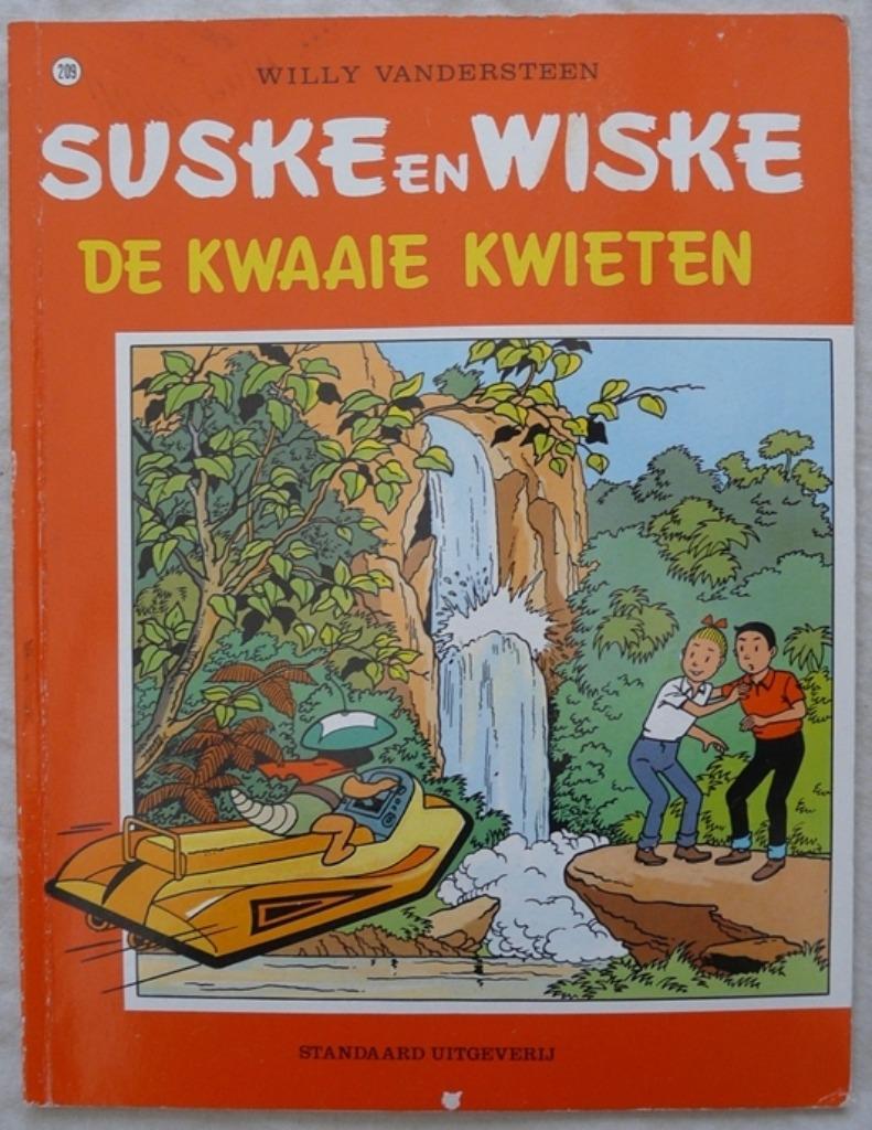 Strip Suske en Wiske, De Kwaaie Kwieten, Nr209, SU, 2002.(1), Boeken, Stripverhalen, Gelezen, Willy Vandersteen, Eén stripboek