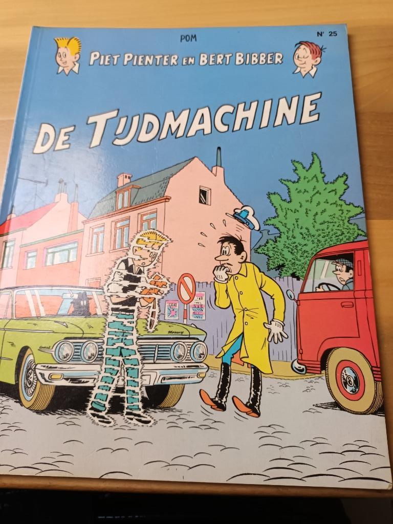 Piet Pienter en Bert Bibber : De tijdmachine nr 25, Pom, Une BD, Enlèvement, Utilisé