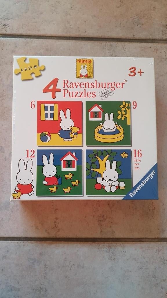 Puzzel Nijntje 4 in 1 - Nog volledig nieuw, Kinderen en Baby's, Ophalen, Nieuw, 2 tot 4 jaar