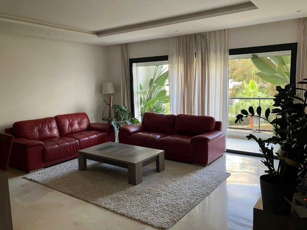 Mooi gemeubileerd appartement te huur Hay Riad Prestigia Rab, Immo, Buitenland, RABAT, 2 kamers, Buiten Europa, Stad
