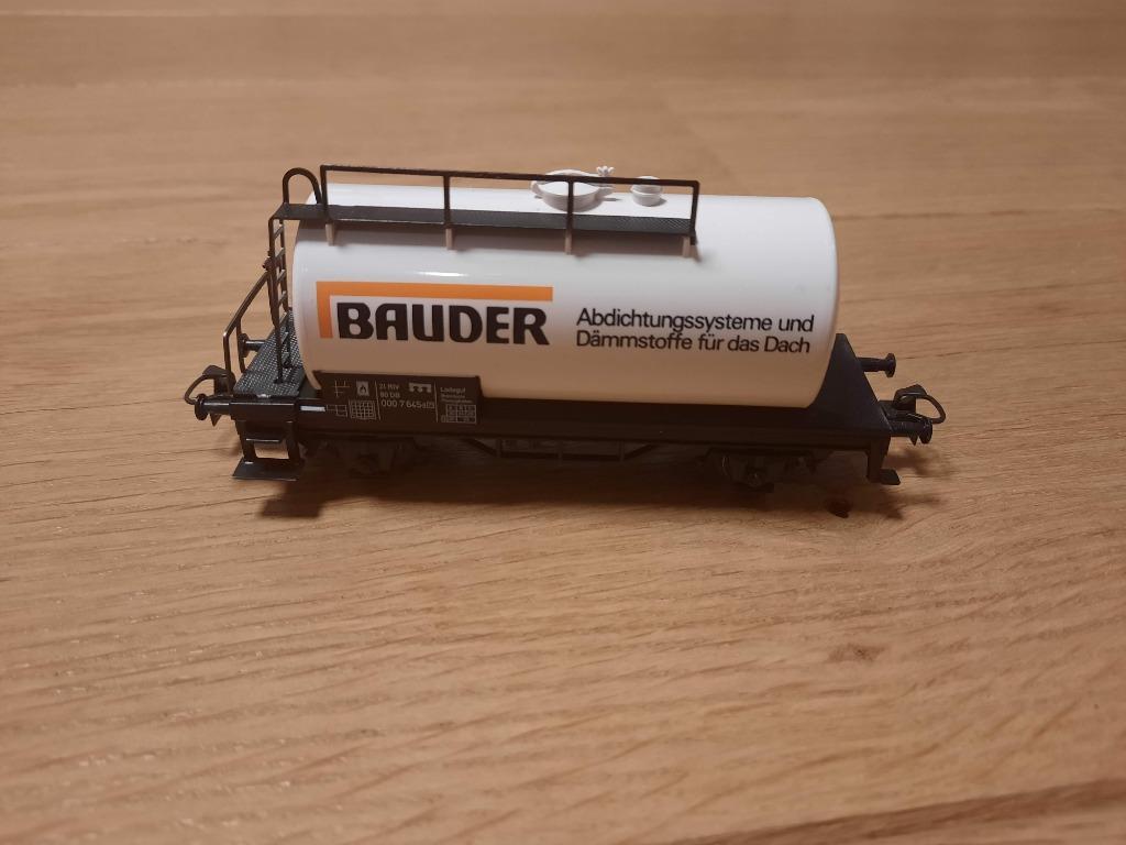 Märklin 4443-645/87707 - wagon citerne Bauder - DB, Ophalen of Verzenden, Zo goed als nieuw, Wagon, Märklin