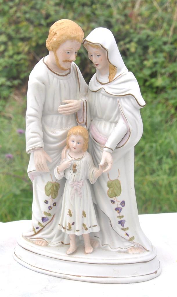 sainte famille religieuse en biscuit, Antiquités & Art, Enlèvement ou Envoi