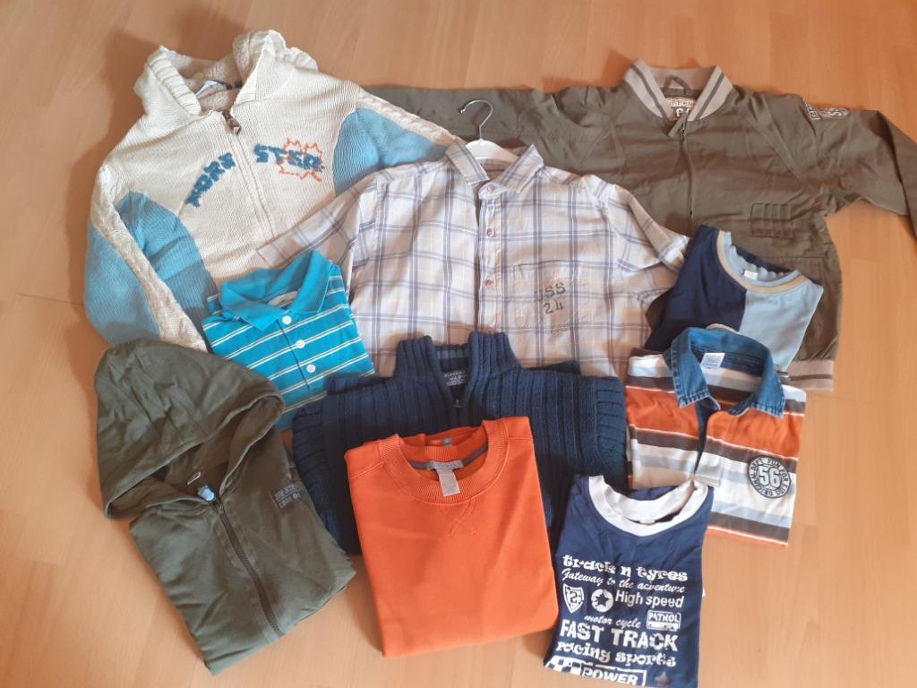 Lot vêtements taille 7 - 8 ans garçon : manteau veste,chemis, Enlèvement, Utilisé, Garçon, Manteau