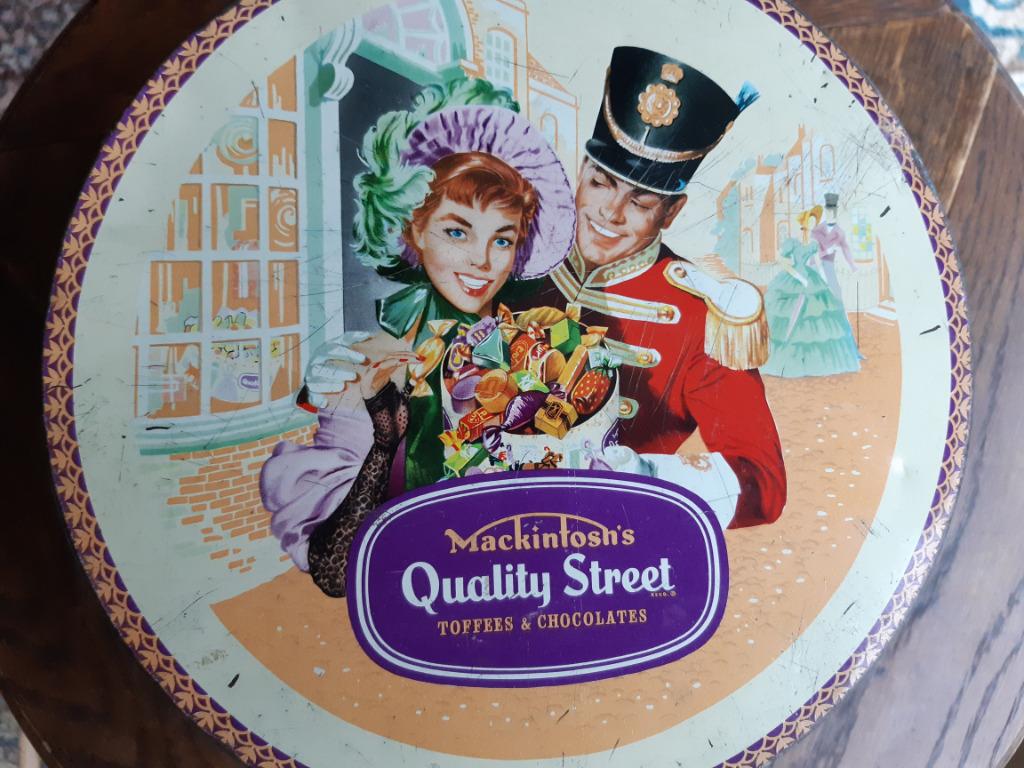 blikken Quality Street Macintosh doos, Ophalen, Gebruikt, Koek(jes), Overige merken
