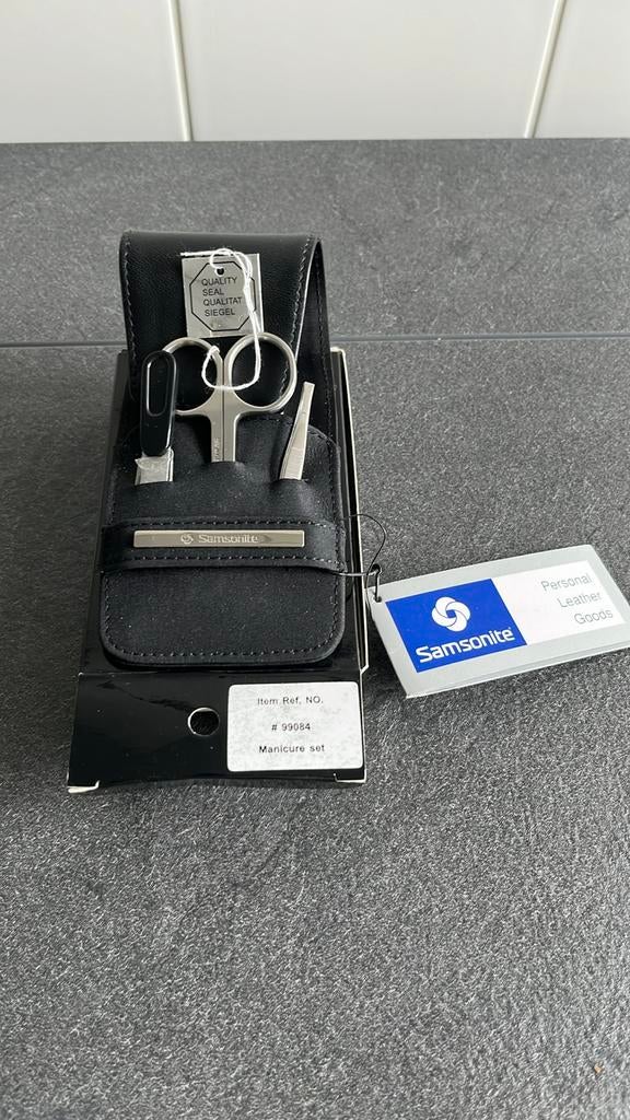 Zwart manicure set van Samsonite, Ophalen of Verzenden, Nieuw