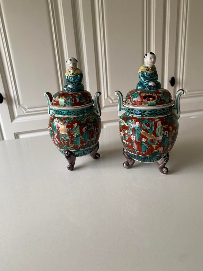 Chinese wierook potjes, Antiek en Kunst, Ophalen
