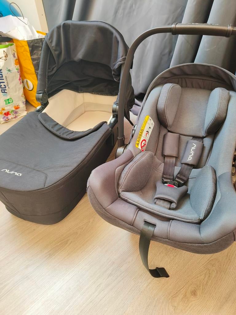 Nuna kinderwagen met babyautostoel en wieg, Kinderen en Baby's, Kinderwagens en Combinaties, Kinderwagen, Ophalen