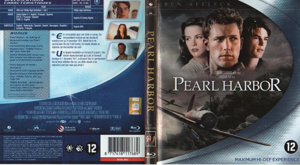 pearl harbor (blu-ray) nieuw, Ophalen of Verzenden, Zo goed als nieuw, Overige genres