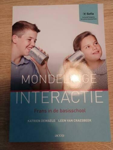 Mondelinge interactie Frans in de basisschool, Ophalen of Verzenden, Nieuw, Hogeschool, Acco