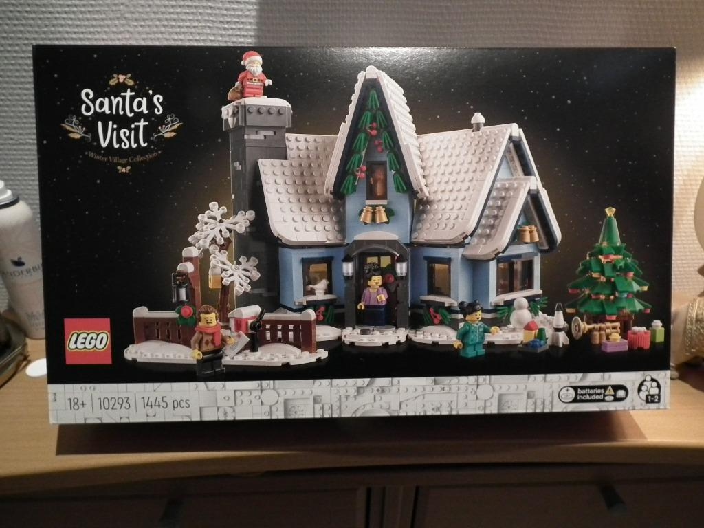Lego. Het bezoek van de kerstman (10293) 1445 st., Verzenden, Zo goed als nieuw, Complete set, Lego