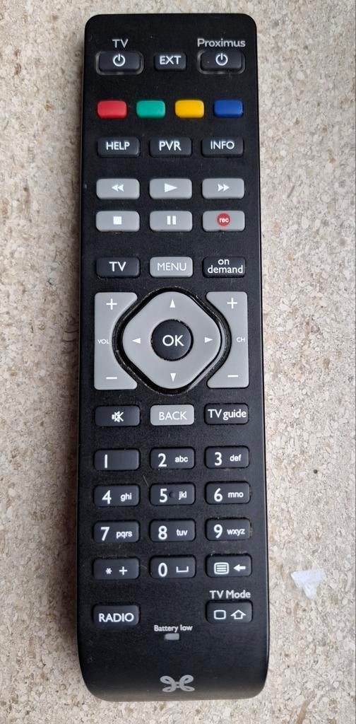 Télécommande PROXIMUS TV, Enlèvement ou Envoi, Comme neuf, Universel, Lecteur média