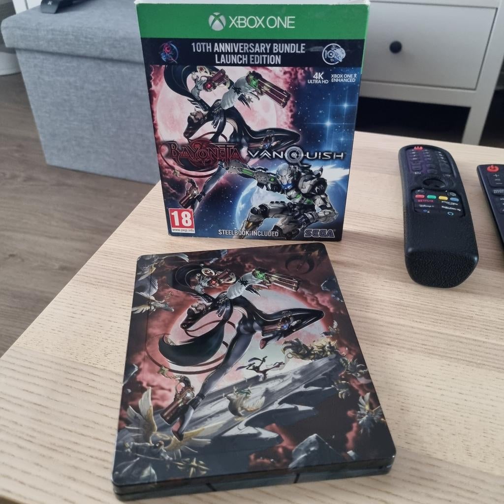 bayonetta vanquish steelbok xbox one, 1 speler, Ophalen of Verzenden, Zo goed als nieuw, Avontuur en Actie